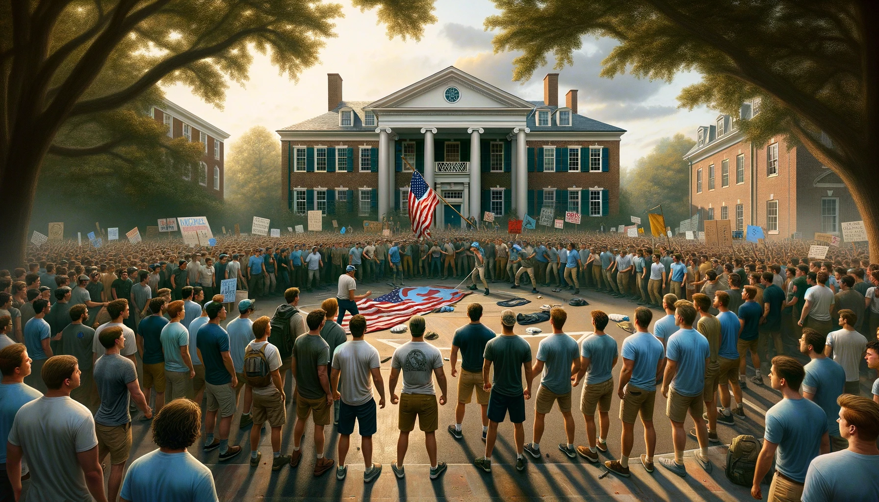 UNC Frat Brothers Defending American Flag from Mob Receives Big Donation