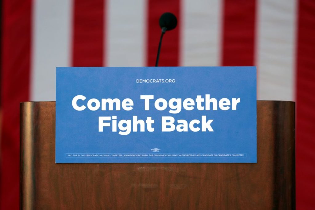 DNC Targets Swing States with Anti-Trump Banners at College Football Games