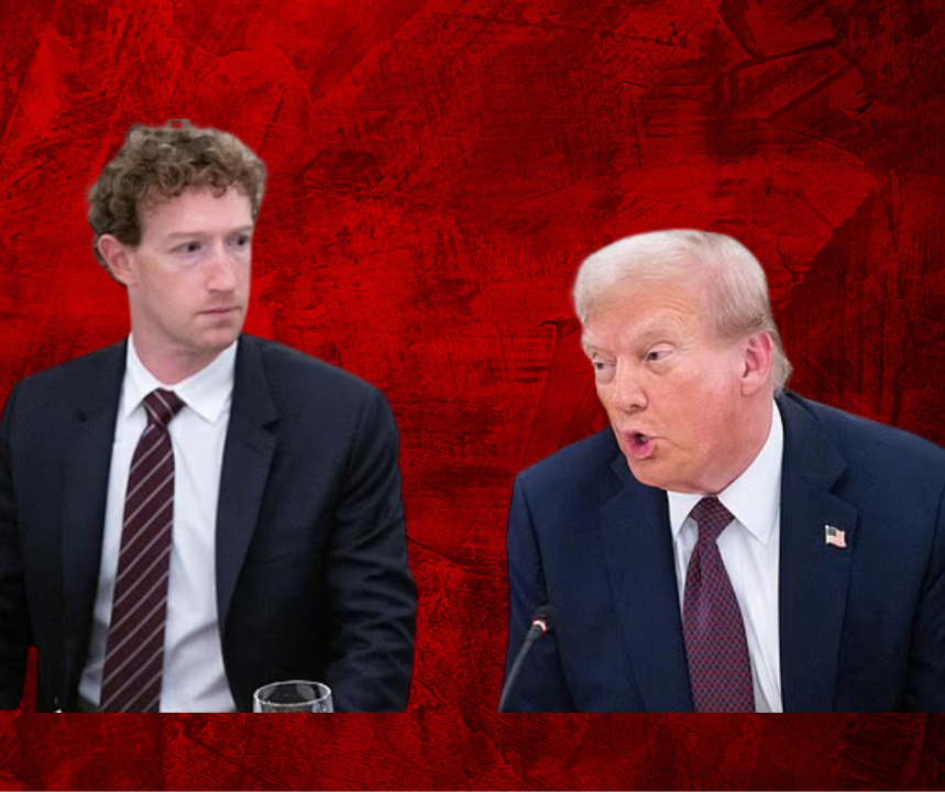 Hot Mic Snags Zuckerberg’s $600B Pledge as Blurted Guess to Trump